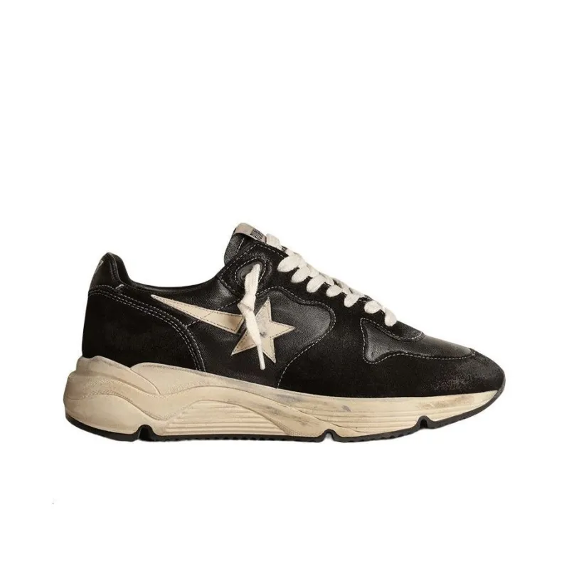 Golden Goose Running Sole Panelled Sneakers-1