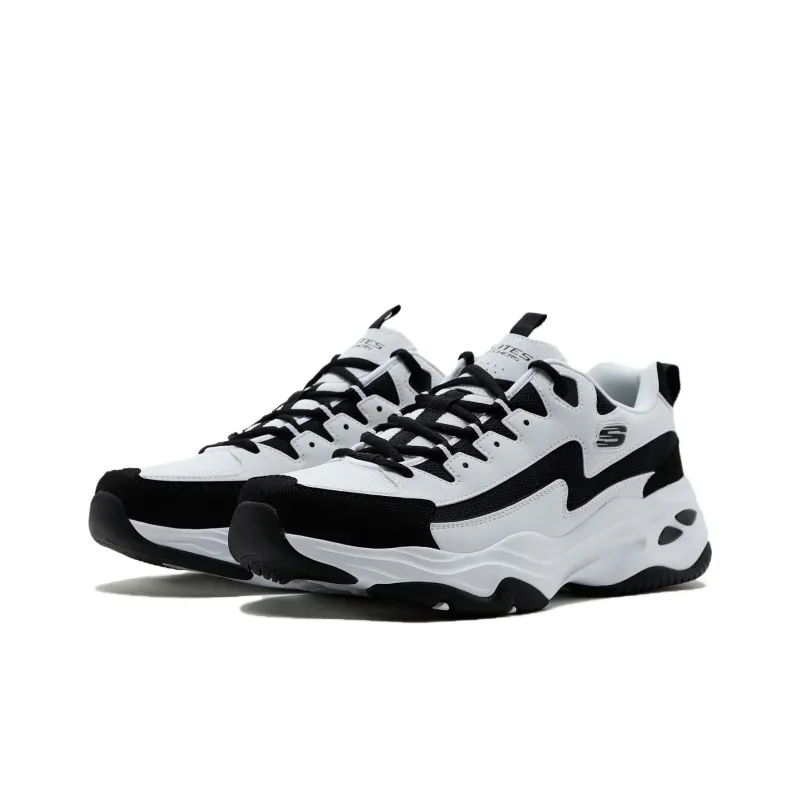 Skechers D'Lites 4.0 'Black White'-2