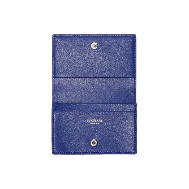 Burberry Polyester Card Holder Women's Knight Blue-2