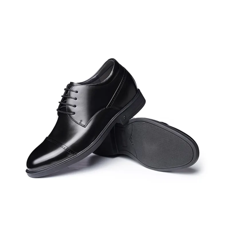 LAORENTOU Dress Shoes Men Low Top Black-9