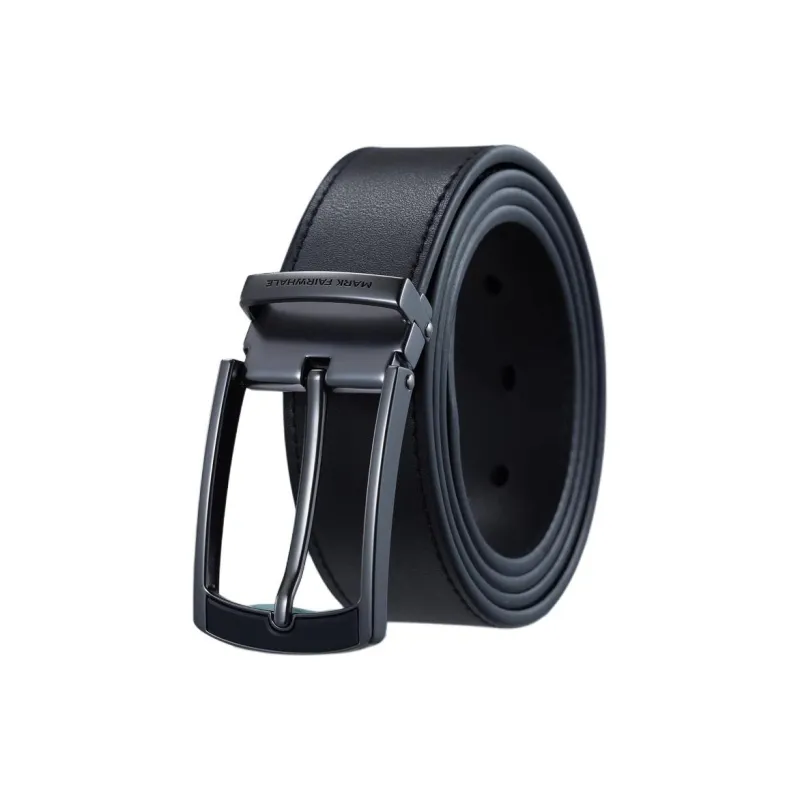 FAIRWHALE Durable Genuine Cow Leather Leather Belts Men's-0