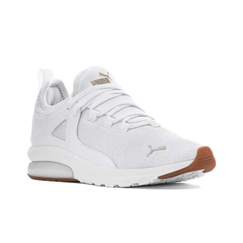 PUMA Electron 2.0 LUSH WIDE Cushioning, Wear Resistant Low Top Running Shoes Women's White-2