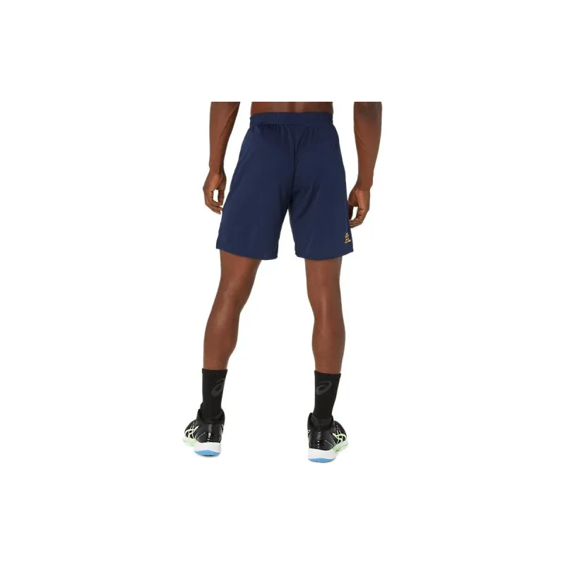 Asics Slim Pants Casual Shorts Men Blue-1