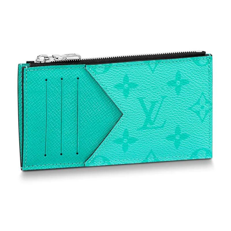 LOUIS VUITTON Coin Card Holder Miami Green-1