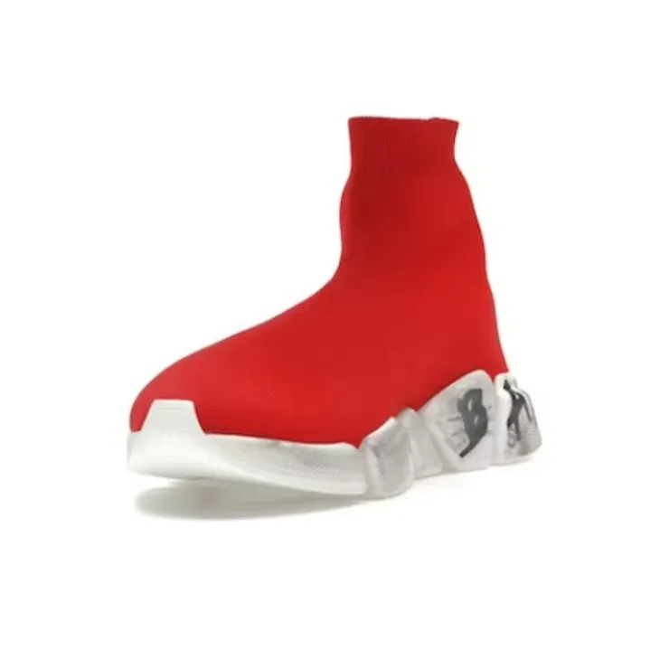 Balenciaga Speed 2.0 Graffiti Red White-4