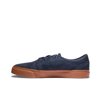 DC Shoes Anti-Slip Wear-Resistant Low-Top Skateboard Shoes Unisex Blue