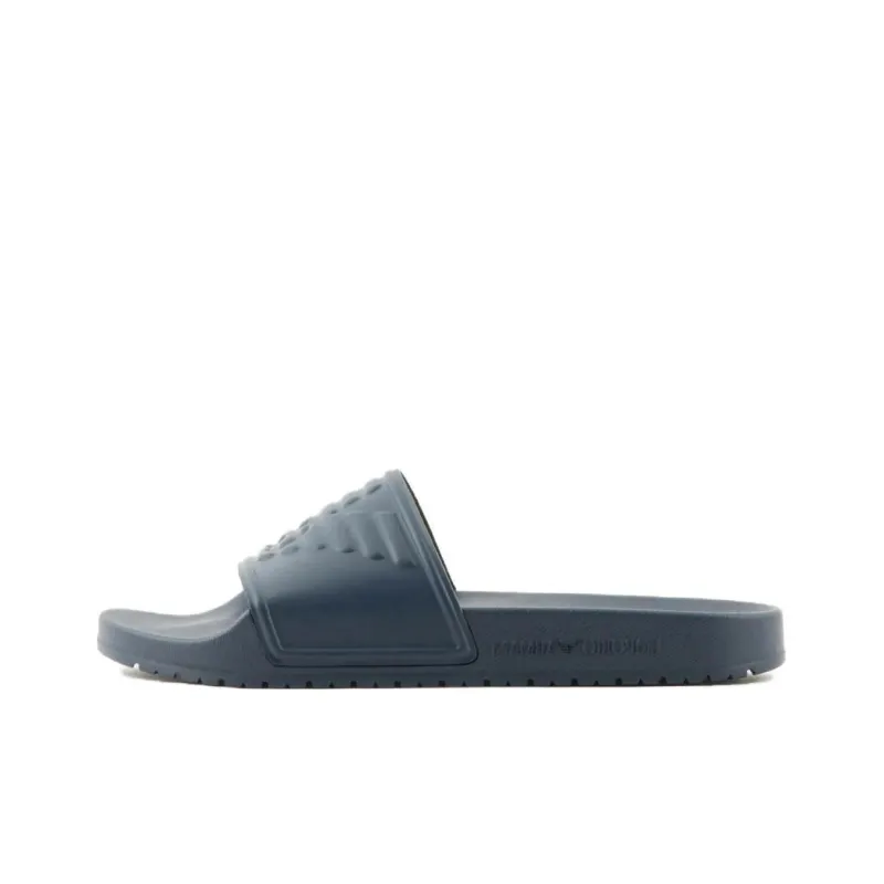 EMPORIO ARMANI Slide Slippers Men's Blue-0