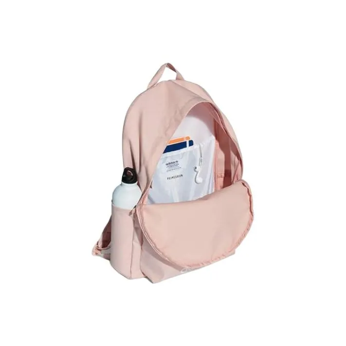 Adidas Originals Polyester Backpack Regular Unisex Cream Pink-3