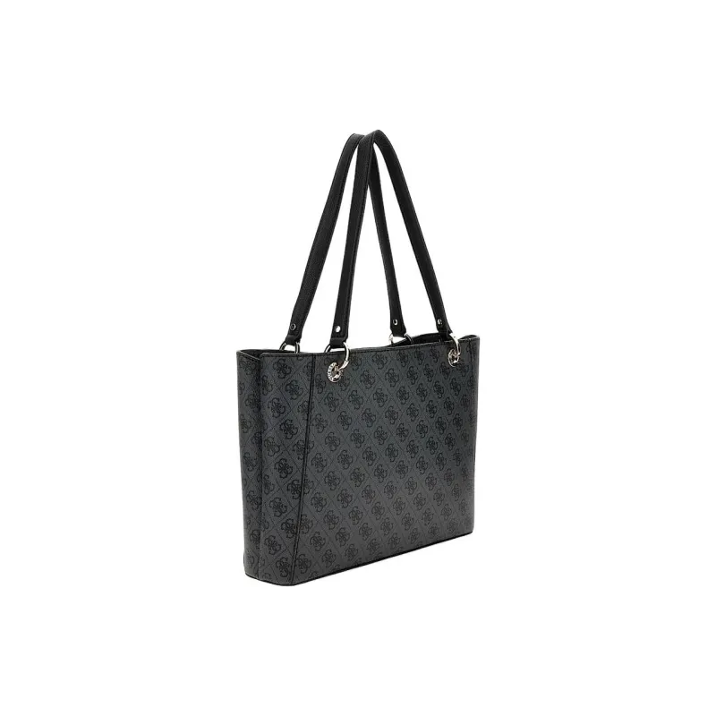 GUESS Polyurethane One Shoulder Handbag Regular Women's Black & Multicolor-1