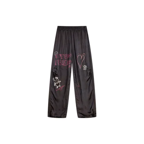 UOOYAA Casual Pants Women's Black