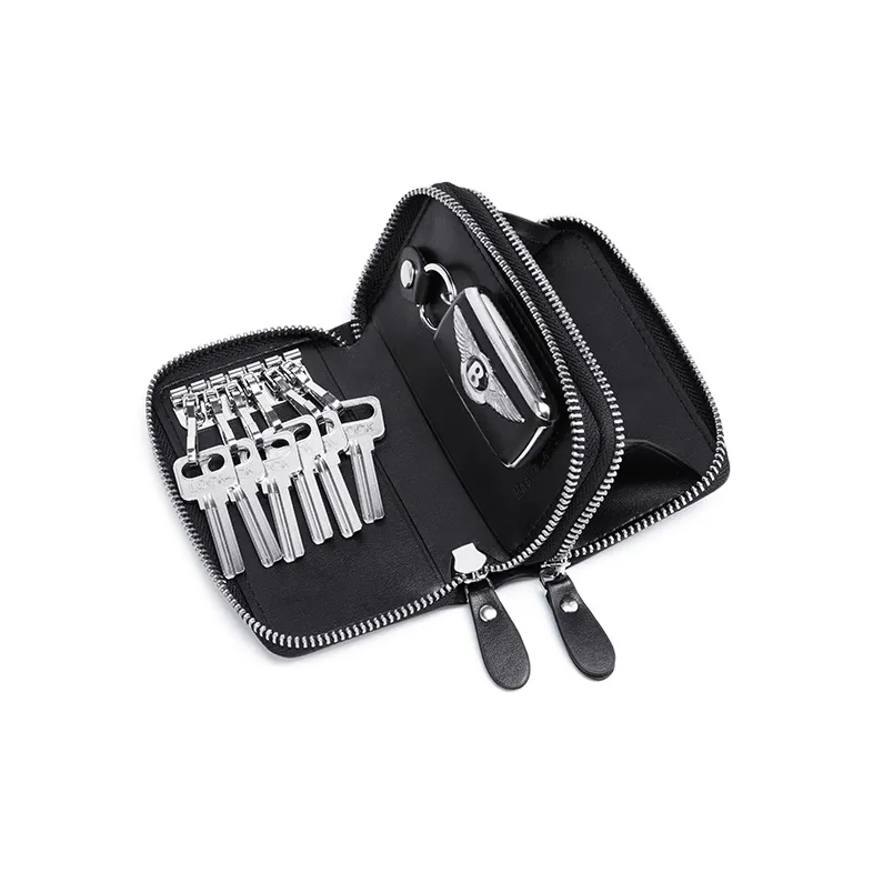 MashaLanti PVC Key Pouch Regular Men's Gray/Gray Blue-5