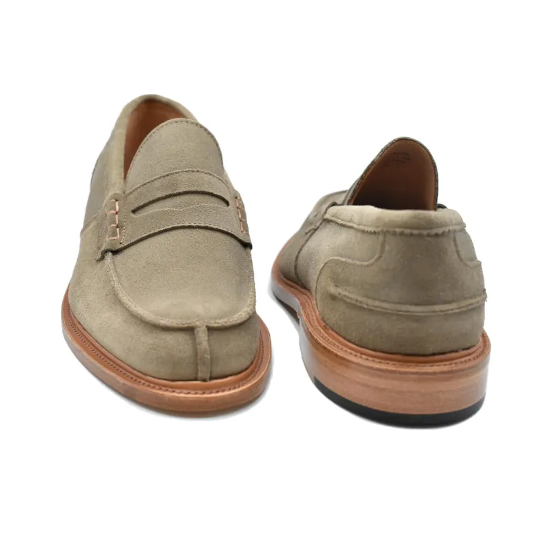 Tricker's Slip-on Suede Loafers-4
