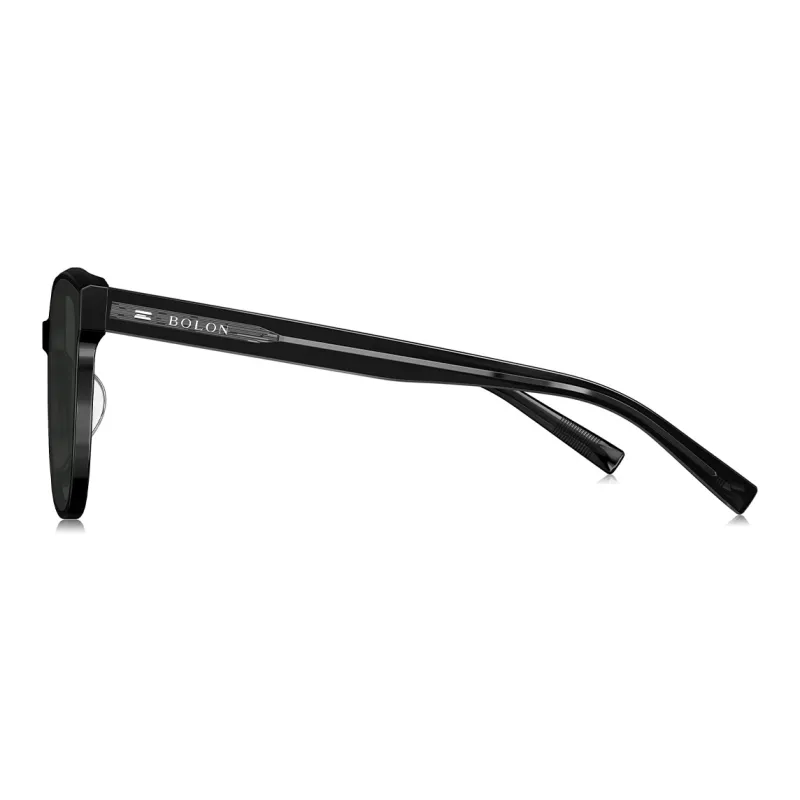 BOLON Plate Frame Square Sunglasses Unisex Black-5