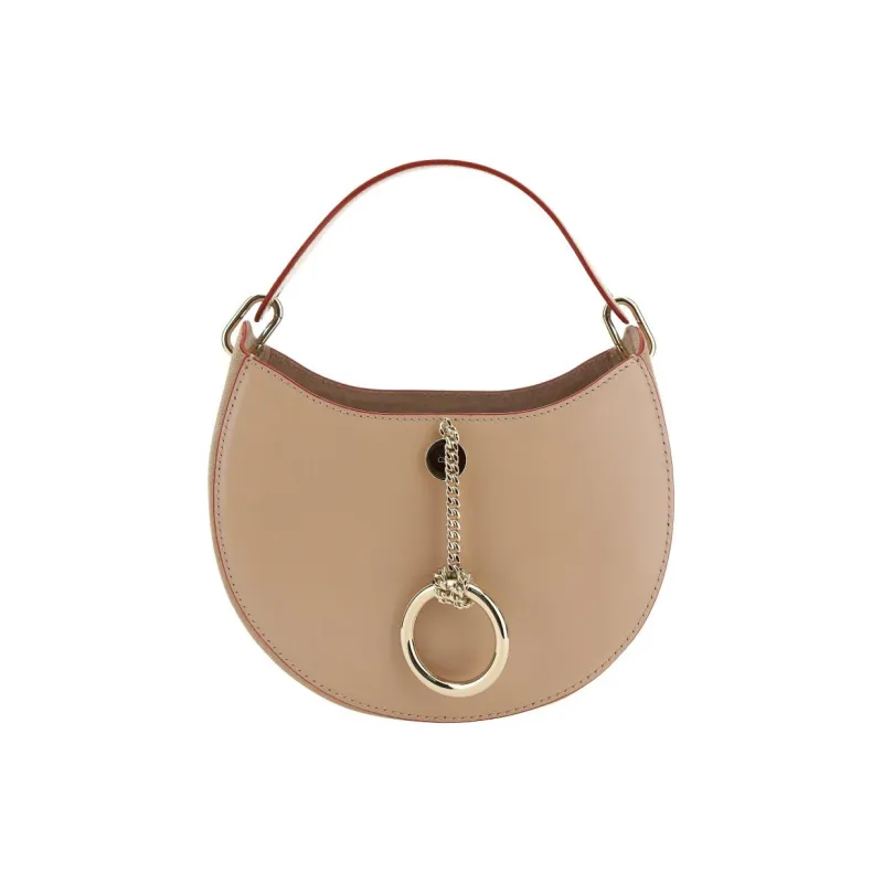 Chloe Calfskin Hobo Bag Shoulder Bag Crossbody Bag Handbag Women's Light Brown-0