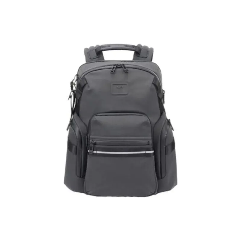 TUMI Alpha Bravo Polyester Polyester Nylon Backpack Regular Men's Iron Gray-0