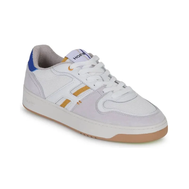HOFF Durable Breathable Low-Top Skateboard Shoes Men's Beige Gray-2