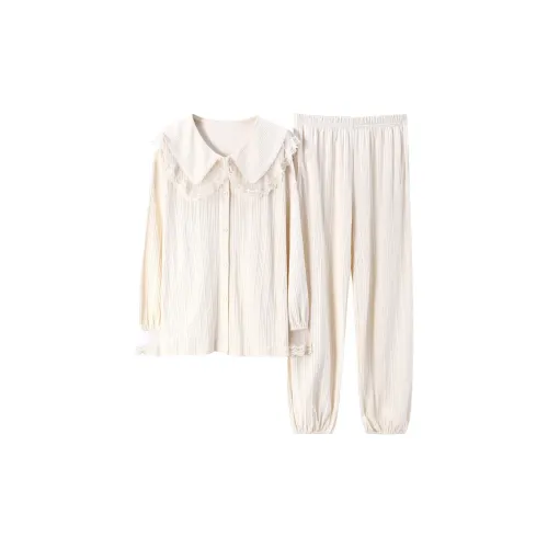 Kerener Pajama Set Women's Beige