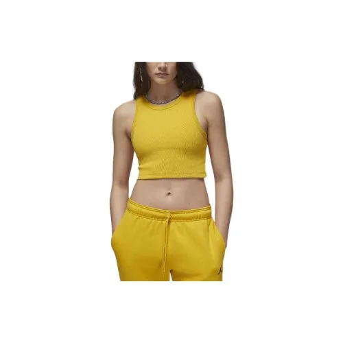 Jordan Tank Tops Women's Ochre Yellow