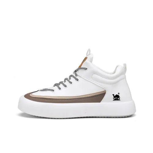 EASTERN CAMEL Slip Resistant High Top Platform, Skateboard Shoes Men's