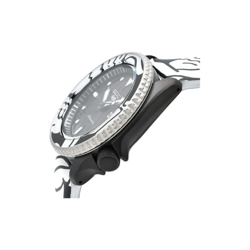 SEIKO Automatic Mechanical Movement Leather Watch Bands Watch Men's Watches Black Dial-2
