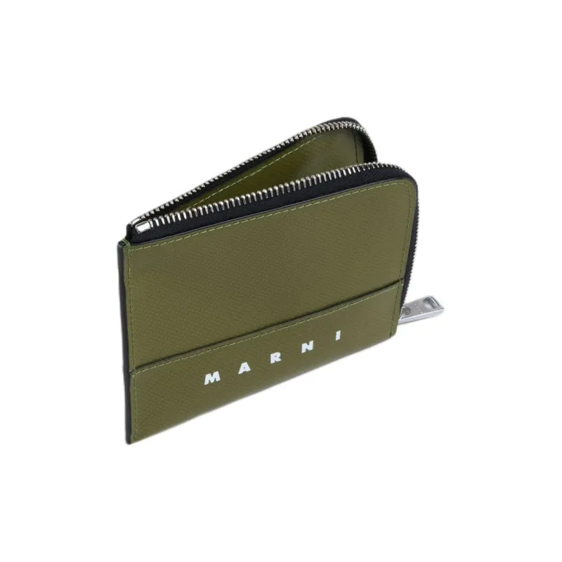 MARNI Logo Printed Zip-Around Wallet-1