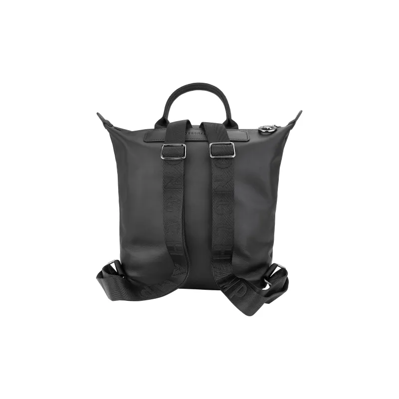 LONGCHAMP Small Le Pliage Leather Backpack-4