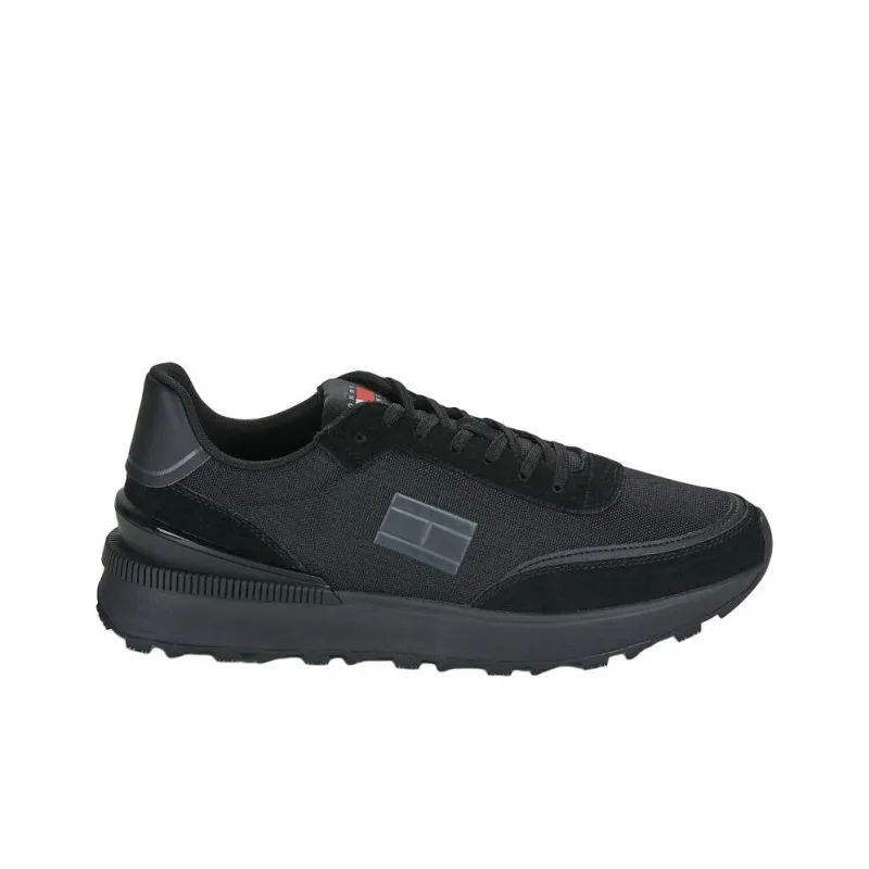 Tommy Hilfiger Low Top Casual Shoes Men's Black-1