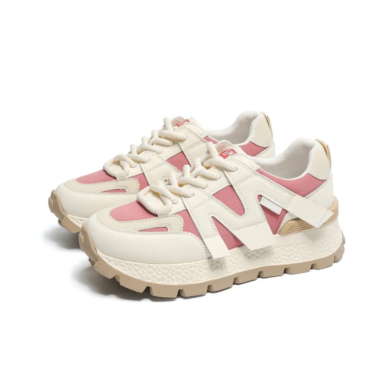 GEMEIQ Cushioned Height Increase Wear-Resistant Lightweight Low-Top Elegant Versatile Comfortable Casual Shoes Women's-4