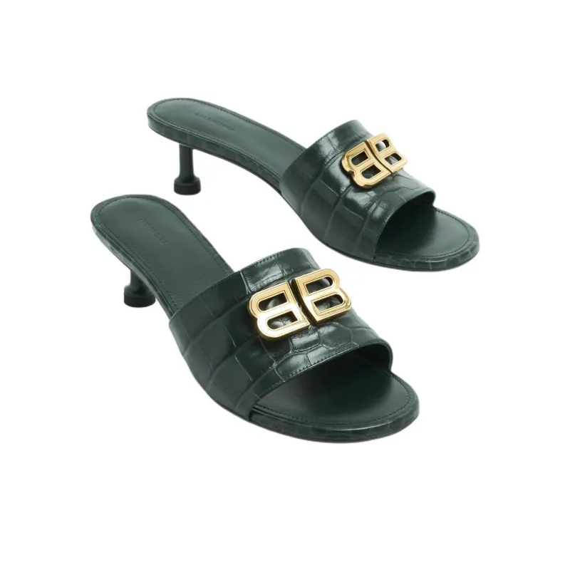 Balenciaga 60mm Groupie Leather Mules-3