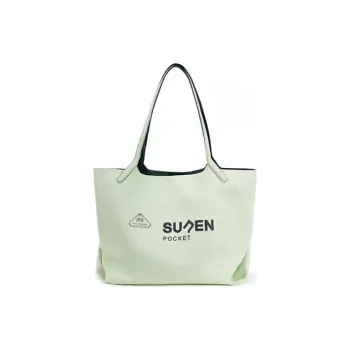 SUREN TC Grain Cow Leather Tote Bag Shopping Bag Handbag Shoulder Bag Women's Mint Green