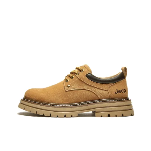 Jeep Men's Casual Shoes Men Low-Top Yellow