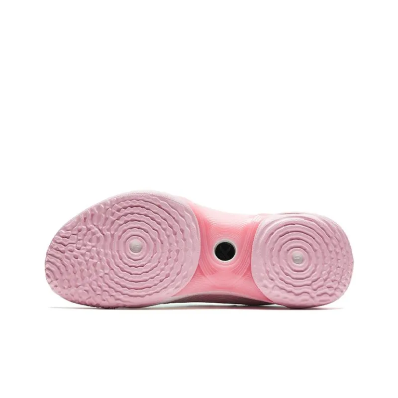 Anta Three Points Of Rain 2 Generations Cushioned Slip-Resistant Low-Top Basketball Shoes Men's Pink Lake-3