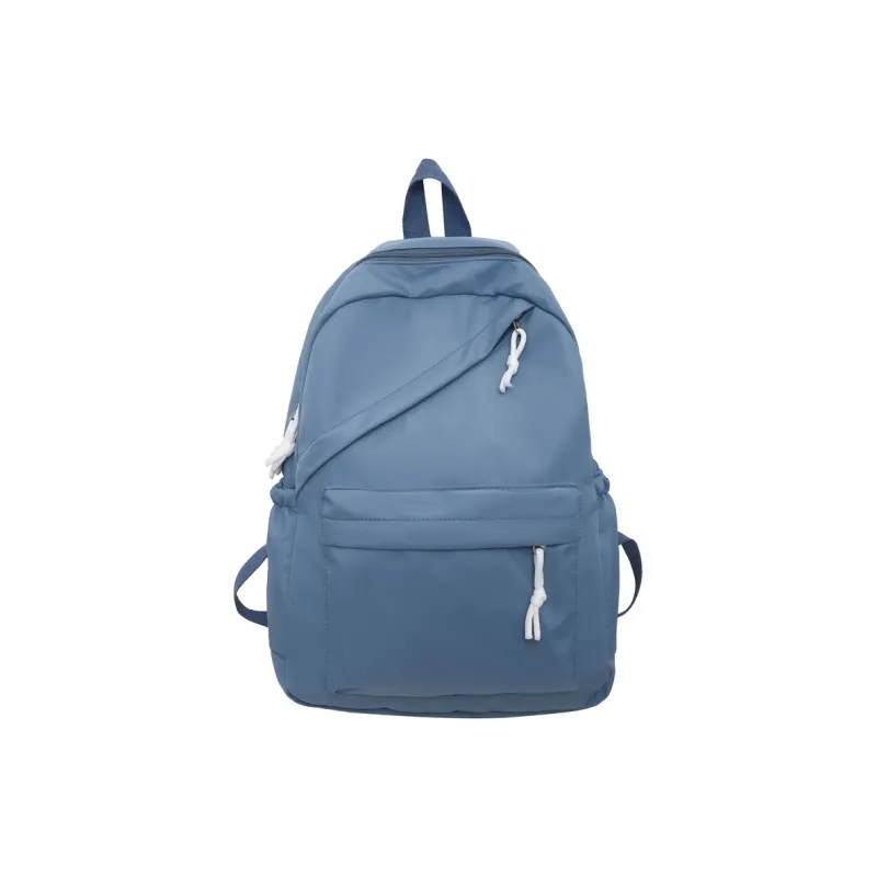MingLu Nylon Backpack Regular Unisex Yellow/Green/Blue/Purple/Black/White/Blue/Pink-8