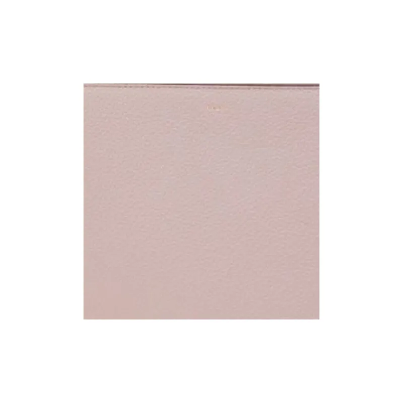 Chloe Alphabet Calfskin Clutch Women's Light Purple-3