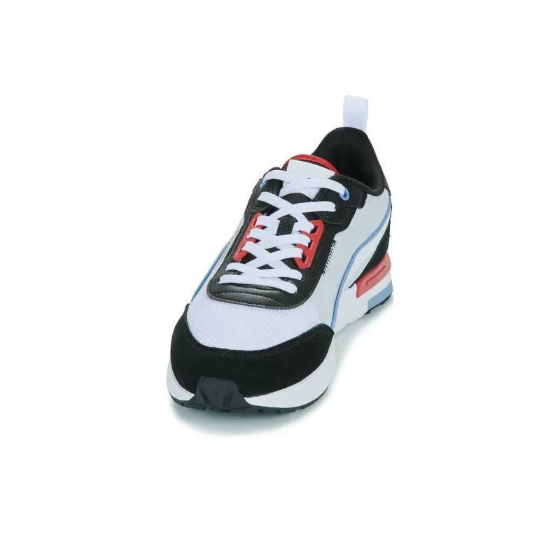PUMA R22 Cushioning Wear Resistant Low Top Casual Shoes Men's Black White-2