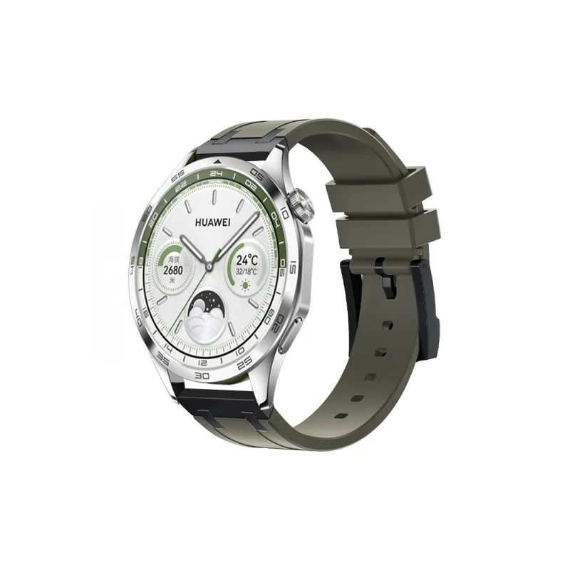 Miss Wrist Huawei Compatibility Watch Band Fluoroelastomer Material-5