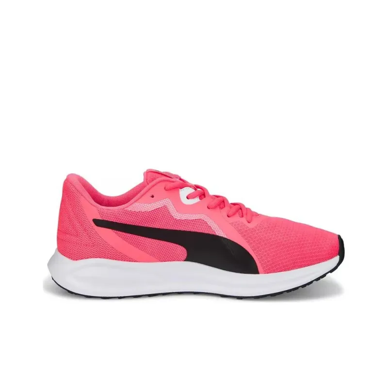 PUMA Twitch Runner Cushioned Slip-Resistant Low-Top Running Shoes Women's Red Black-1