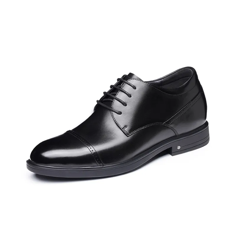LAORENTOU Dress Shoes Men Low Top Black-8