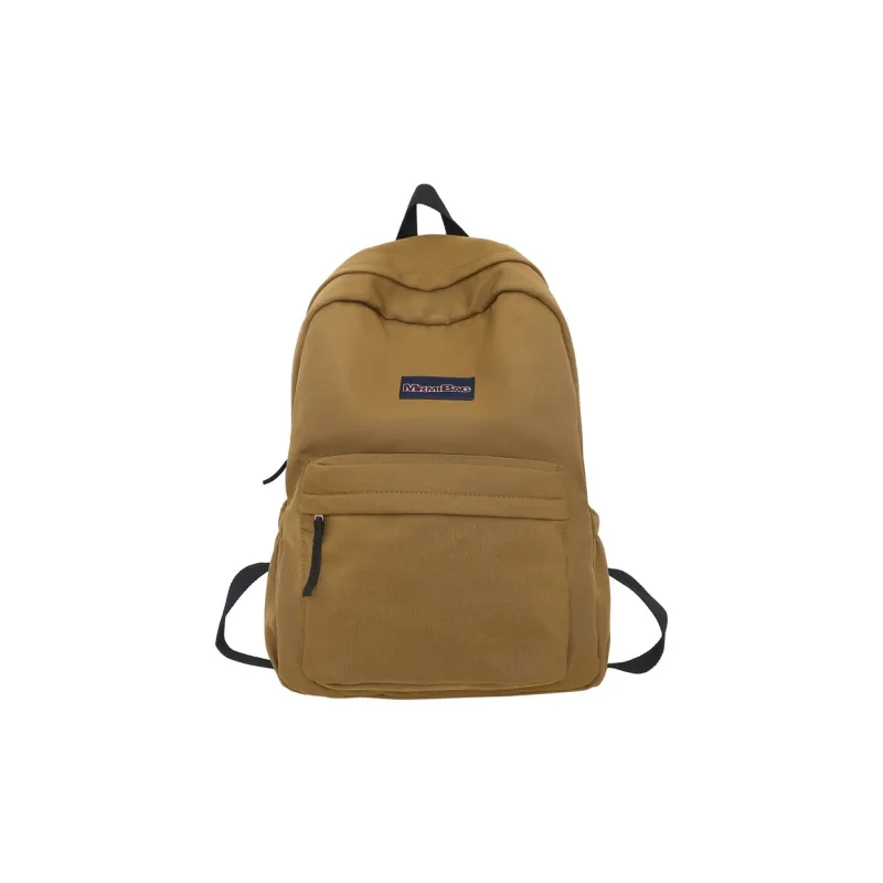 Travel Nylon Backpack Regular Unisex Black/White/Brown/Blue-8