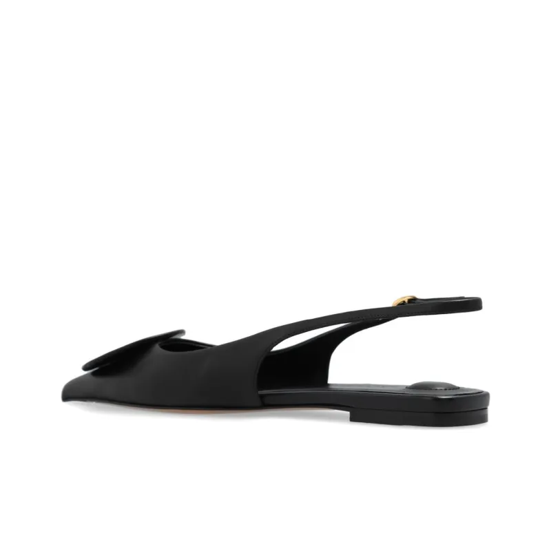 Jacquemus Les Slingbacks Duelo Leather Ballerina Shoes-2