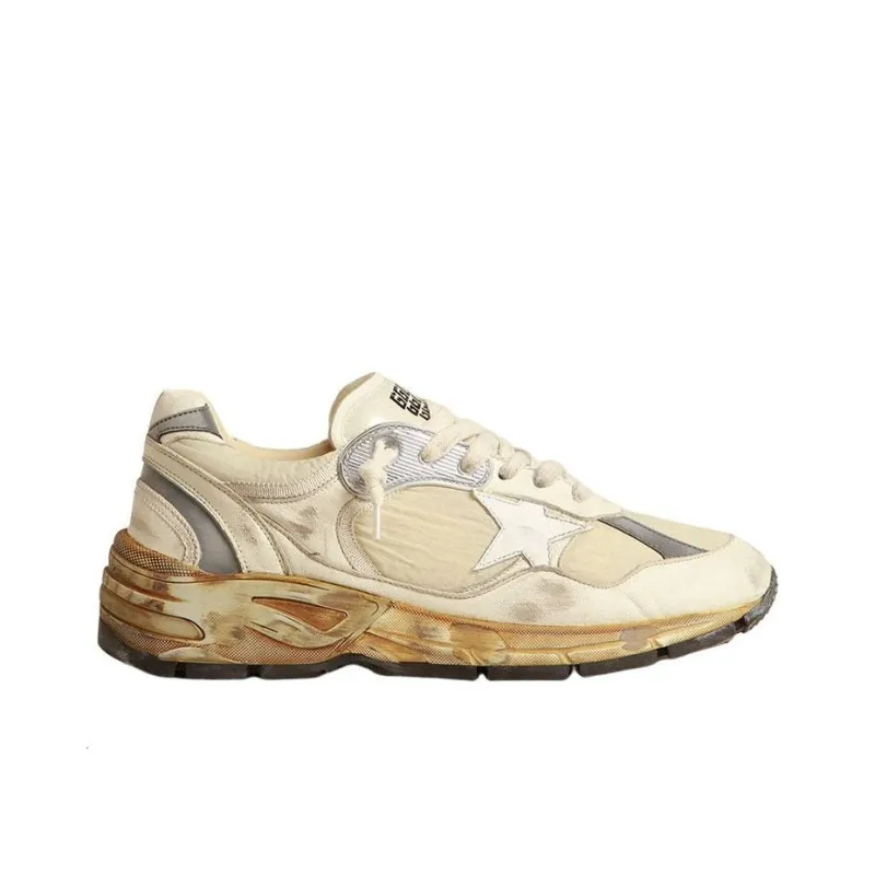 Golden Goose Running Dad Star White Beige-1