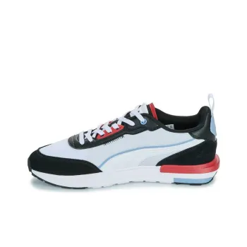 PUMA R22 Cushioning Wear Resistant Low Top Casual Shoes Men's Black White