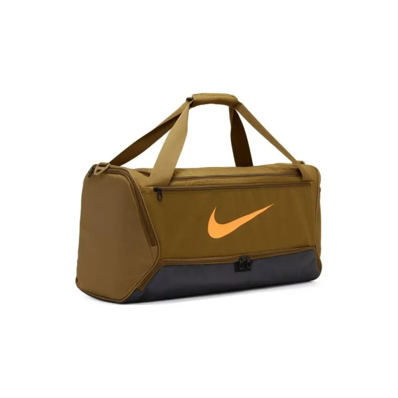 Nike Synthetic Material Portable One Shoulder Travel Bag Tubas Men's Brown-1