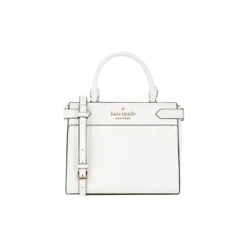 Kate Spade Staci Cross Grain Cow Leather Handbag Shoulder Bag Crossbody Bag Women's White