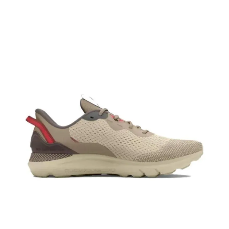 Under Armour Cushioning Wear Resistant Low Top Running Shoes Unisex Taupe-1