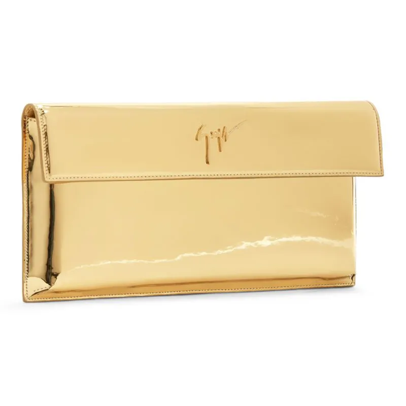 Giuseppe Zanotti Sabhin Leather Clutch Bag-1
