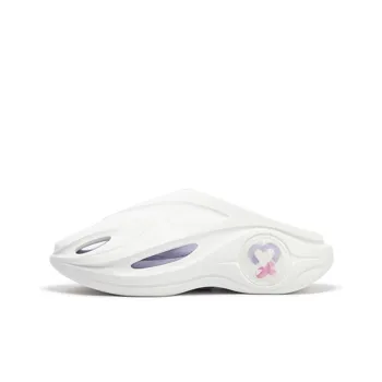 361° Whale 2 Care Is Priceless Clogs Unisex White Purple