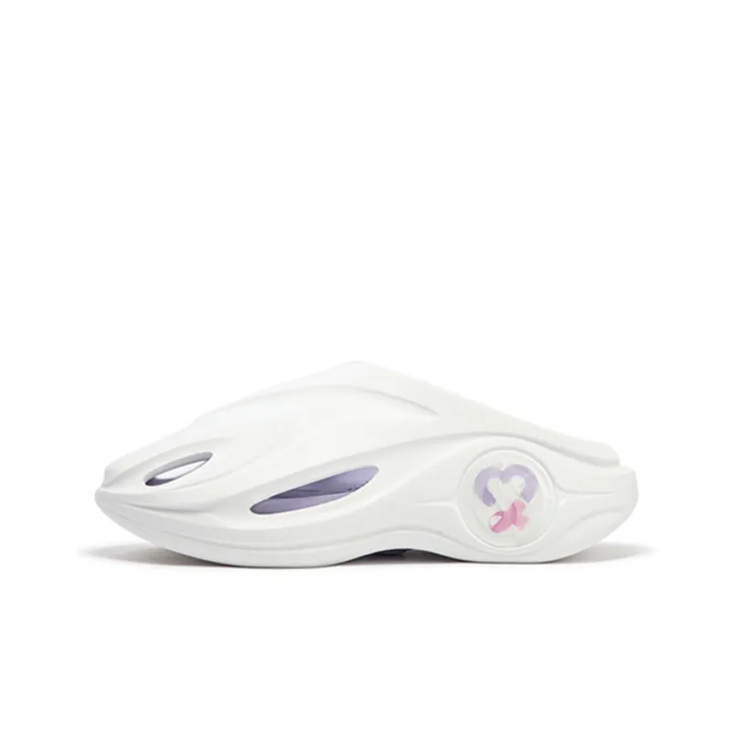361° Whale 2 Care Is Priceless Clogs Unisex White Purple-0