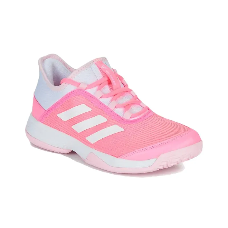 Adidas Adizero Club Cushioning Wear-Resistant Low-Top Tennis Shoes Women's Pink-3