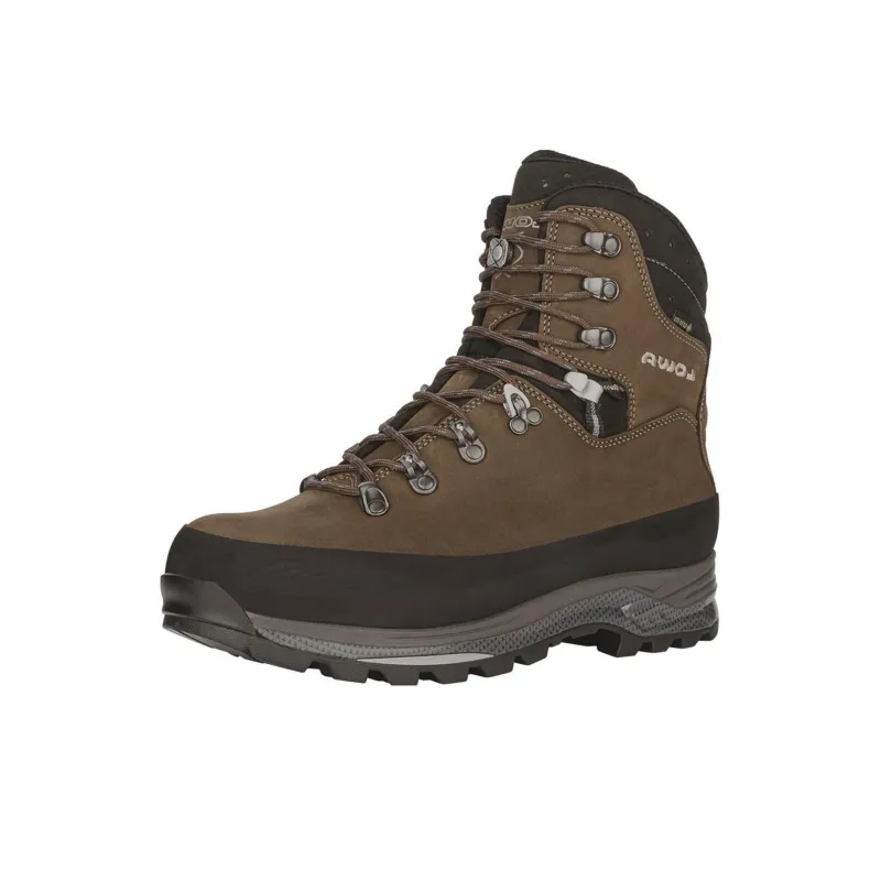 Lowa Cushioning Wear Resistant Mid Top Outdoor Shoes Men's Brown-2